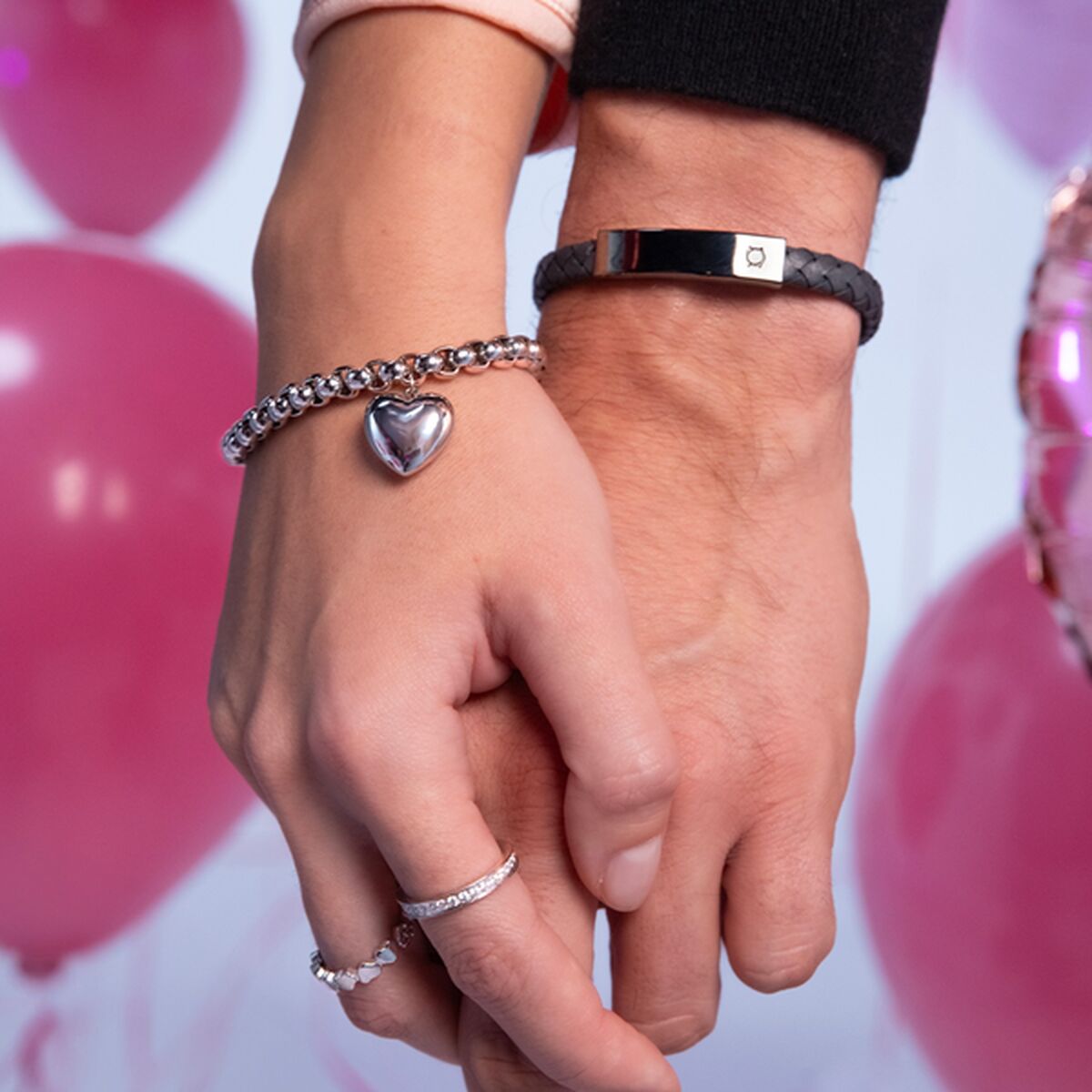 Ανδρικά Βραχιόλια One Jewels OAMB4101LG Μαύρο