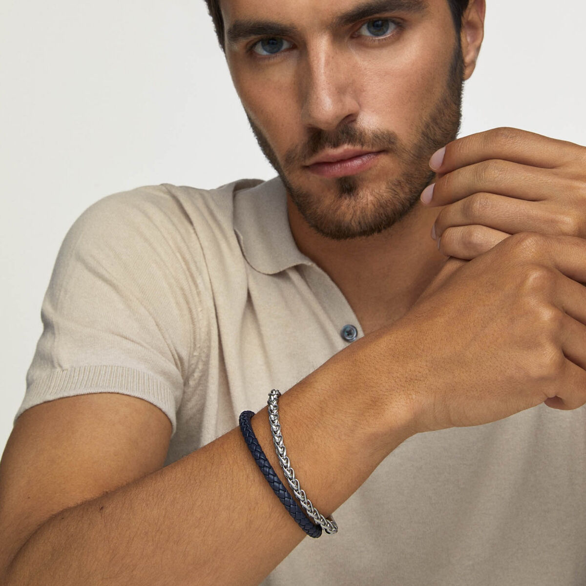 Ανδρικά Βραχιόλια One Jewels OAMB3209LA-M Γκρι