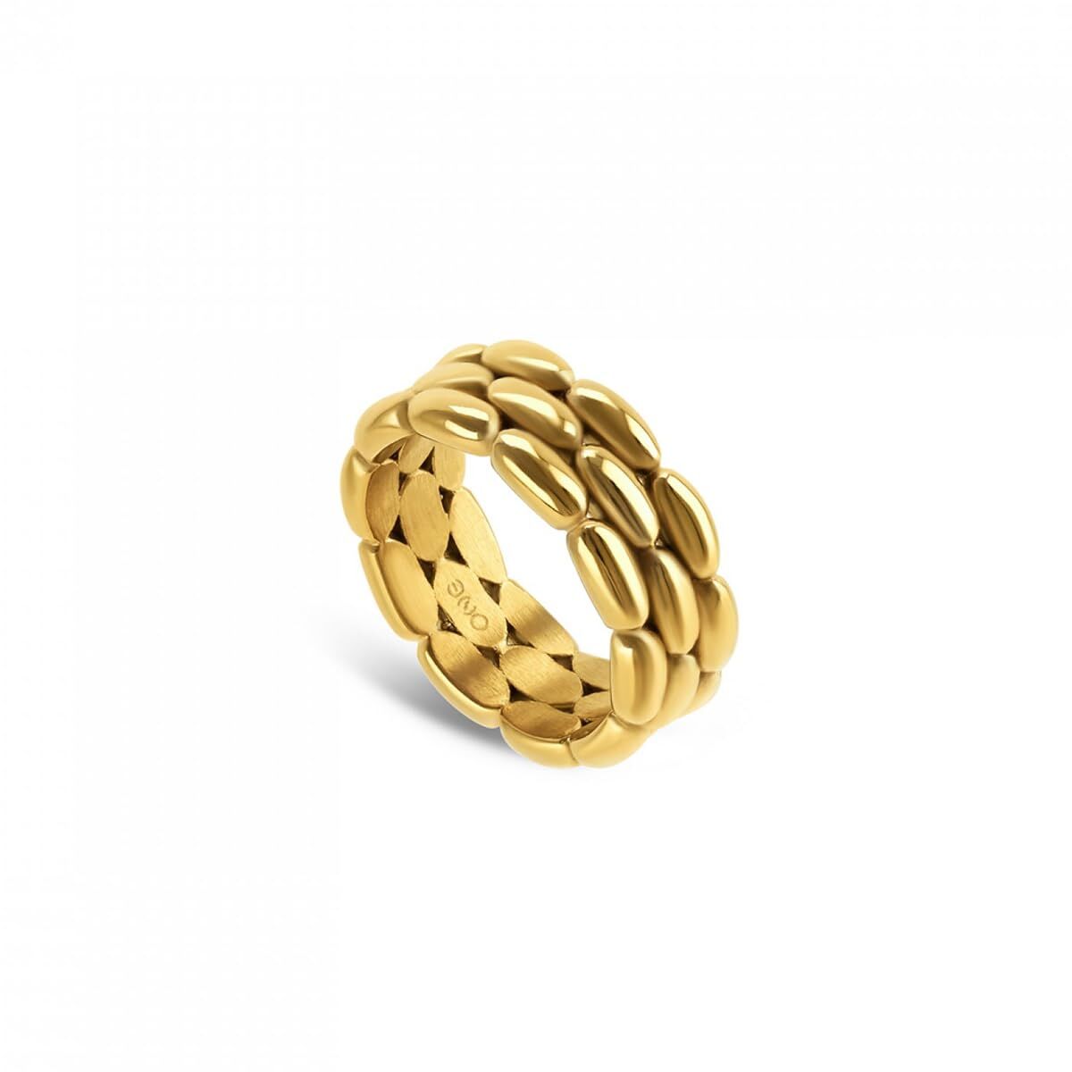 Γυναικεία Δαχτυλίδια One Jewels OJCR01D-6 Χρυσό 6