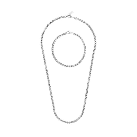Σετ κολιέ και βραχιόλι One Jewels OAMN4202SS Ασημί