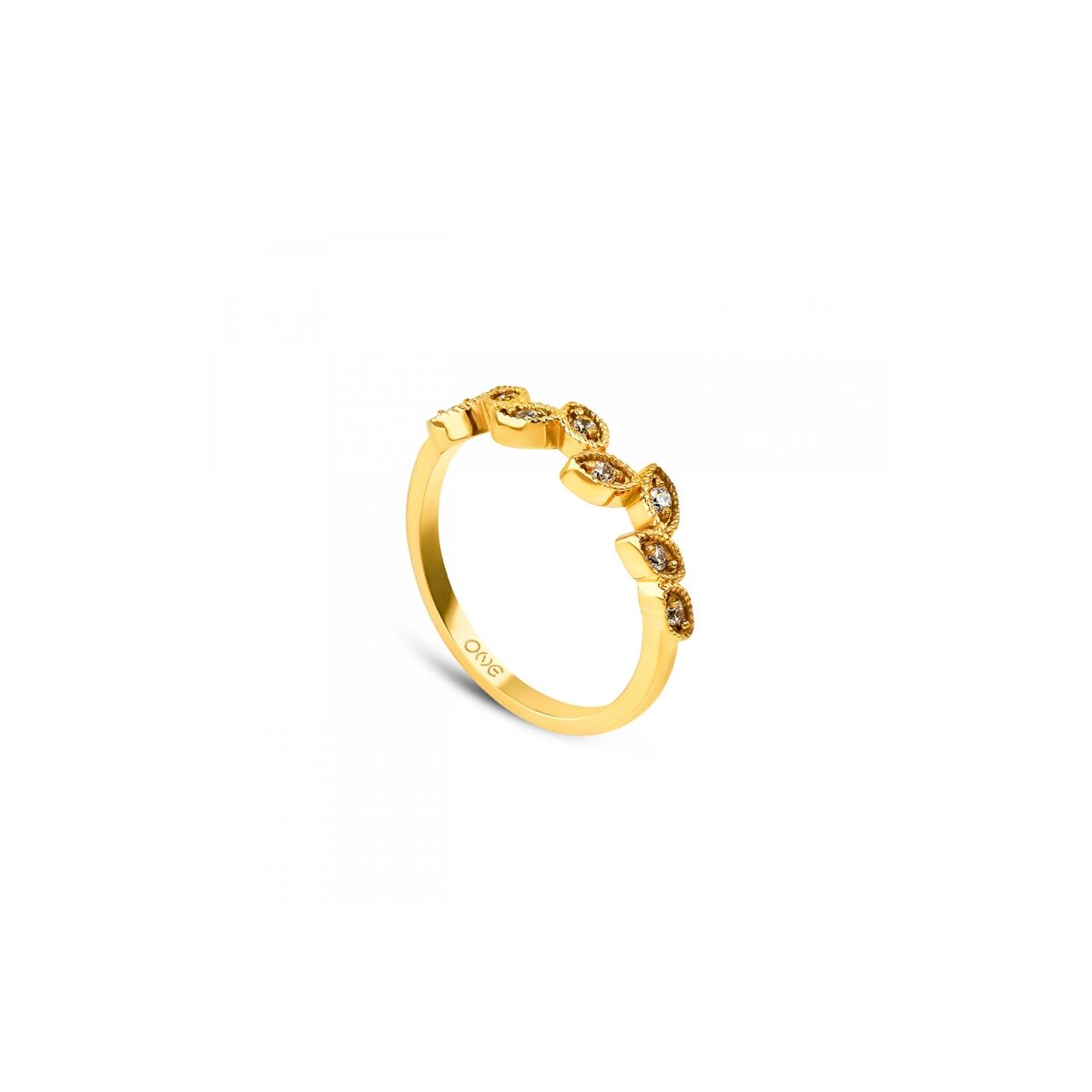 Γυναικεία Δαχτυλίδια One Jewels OJATR02D-5 Χρυσό 5