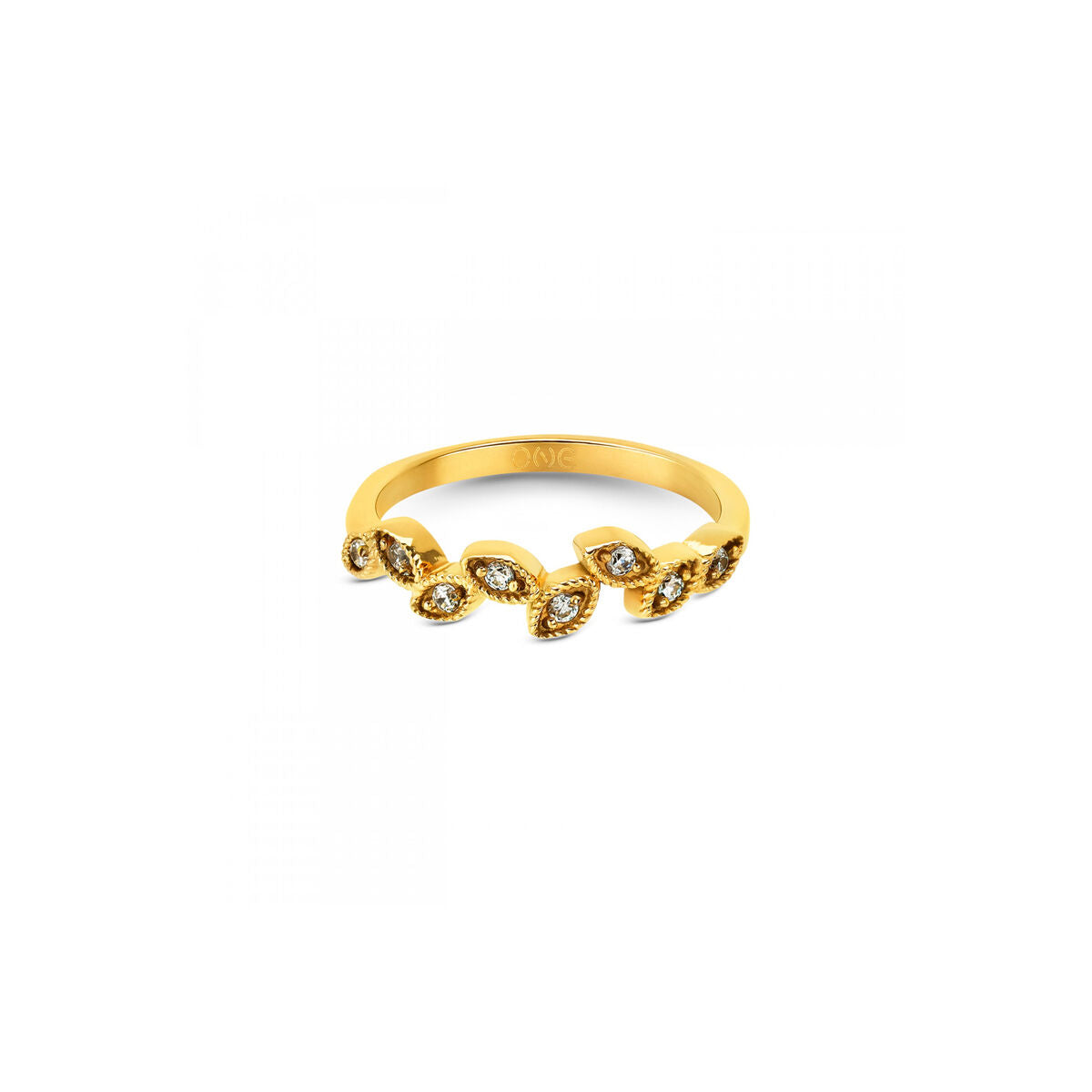 Γυναικεία Δαχτυλίδια One Jewels OJATR02D-5 Χρυσό 5