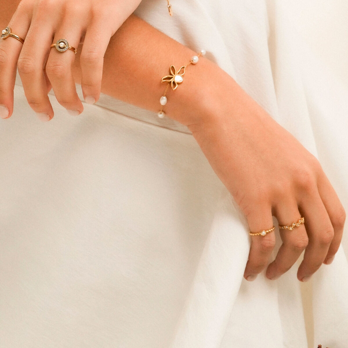 Γυναικεία Δαχτυλίδια One Jewels OJATR02D-5 Χρυσό 5