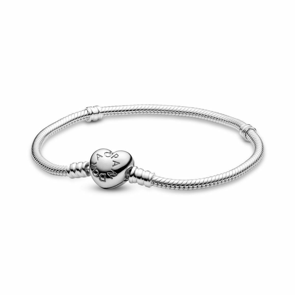 Γυναικεία Βραχιόλια Pandora HEART CLASP SNAKE CHAIN BRACELET