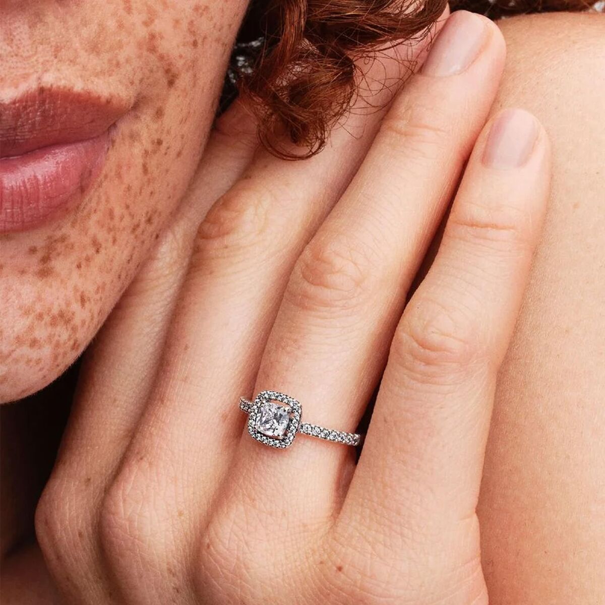 Γυναικεία Δαχτυλίδια Pandora 193555C02-54 14 Ασημί