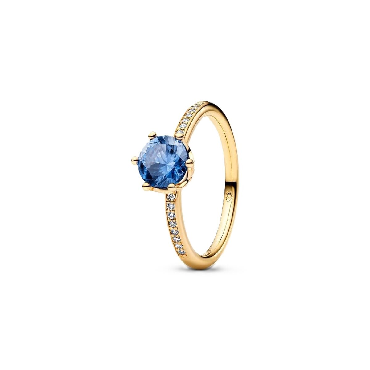 Γυναικεία Δαχτυλίδια Pandora 168289C02-54 Μπλε Χρυσό 14