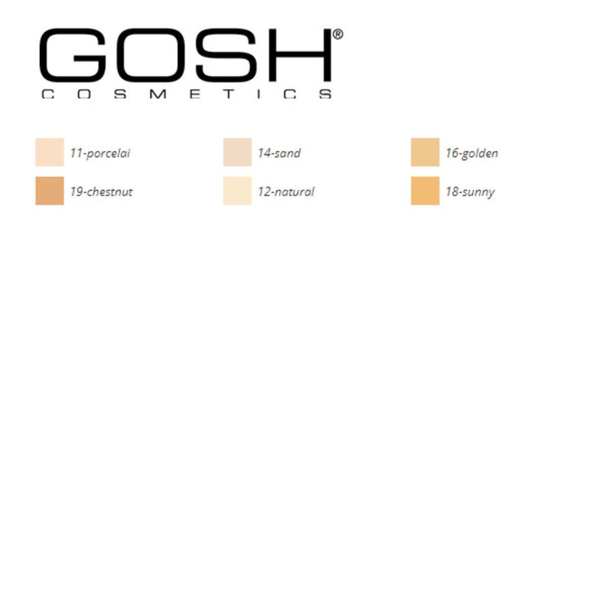 Υγρό Μaκe Up X-Ceptional Wear Gosh Copenhagen (35 ml)