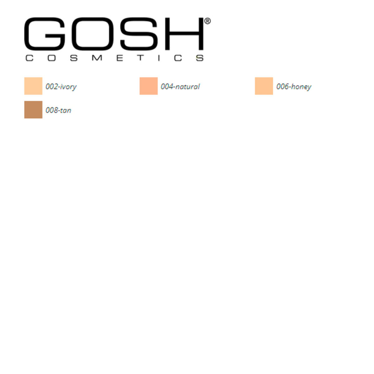 Χαλαρές σκόνες Mineral Gosh Copenhagen (8 g) 8 g