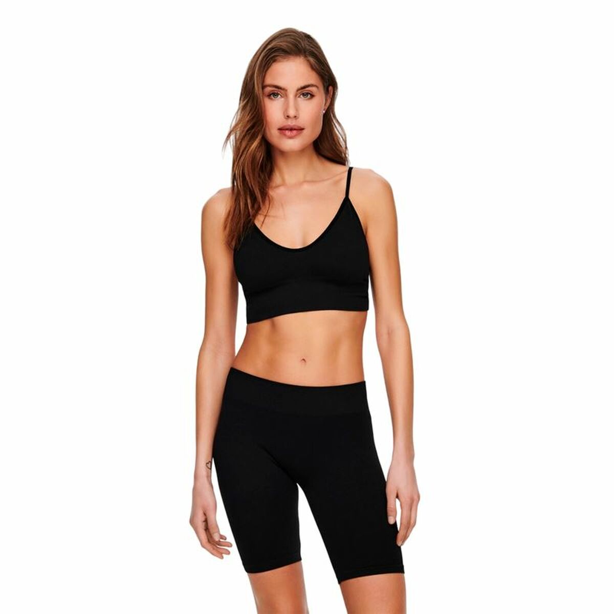 Γυναικείο Aθλητικó Τόπ Only vicky Rib Seamless V-