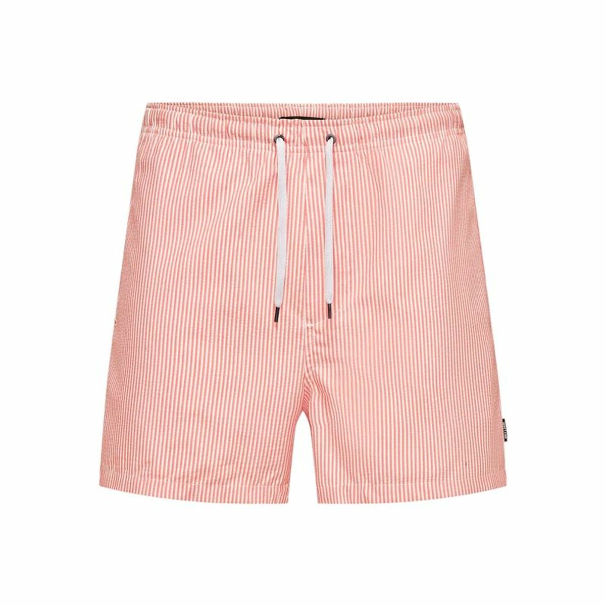 Ανδρικά Μαγιό Only & Sons Onsted Stripe Seersucker Ροζ