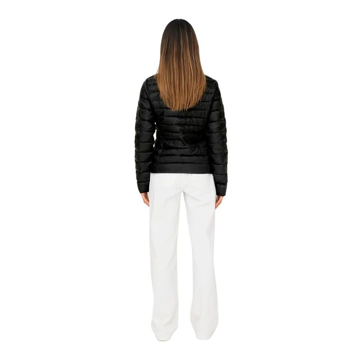Γυναικείο Αθλητικό Μπουφάν Only Onltahoe Quilted Μαύρο