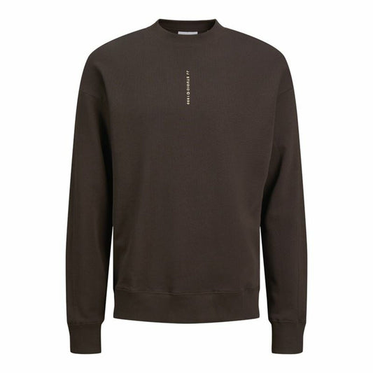 Ανδρικό Φούτερ χωρίς Κουκούλα Jack & Jones Jjmicah Neck Mulch Καφέ