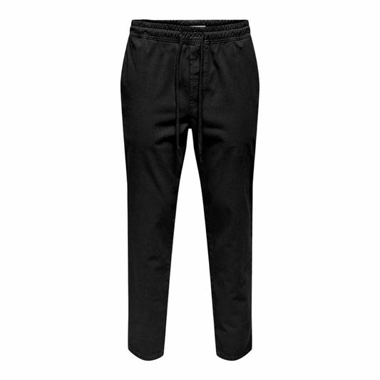 Αθλητικά Παντελόνια για Ενήλικες Only & Sons Onslinus Taper 0183 Μαύρο Άντρες