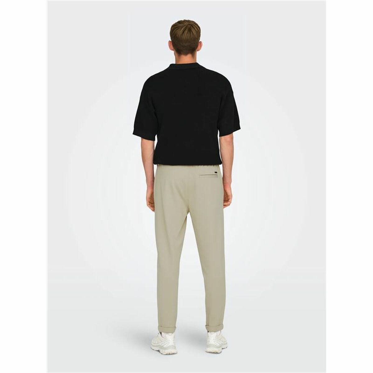 Αθλητικά Παντελόνια για Ενήλικες Only & Sons Onslinus Crop Tap 0192 Μπεζ Άντρες
