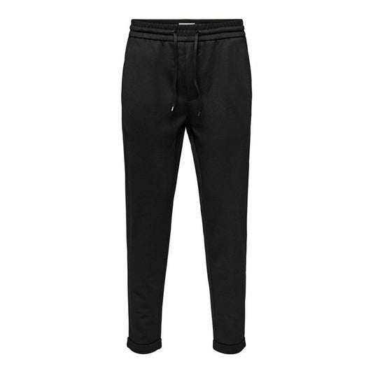 Αθλητικά Παντελόνια για Ενήλικες Only & Sons Onslinus Crop Tap 0192 Μαύρο Άντρες