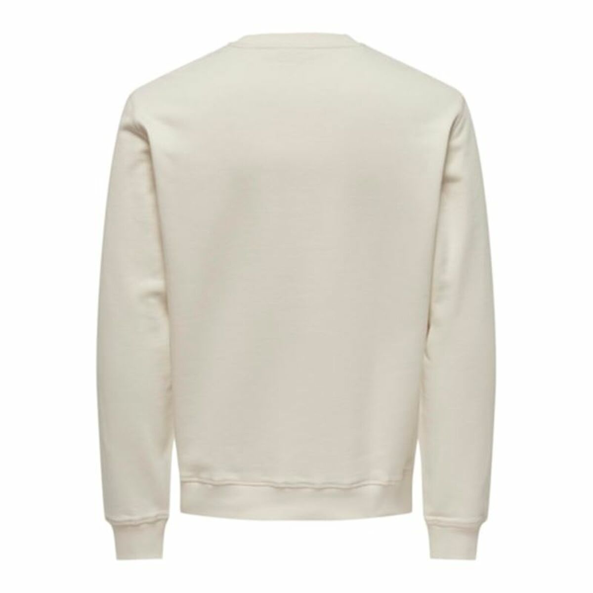 Ανδρικό Φούτερ χωρίς Κουκούλα Only & Sons Onsdan Unshed Reg Crew Neck Λευκό