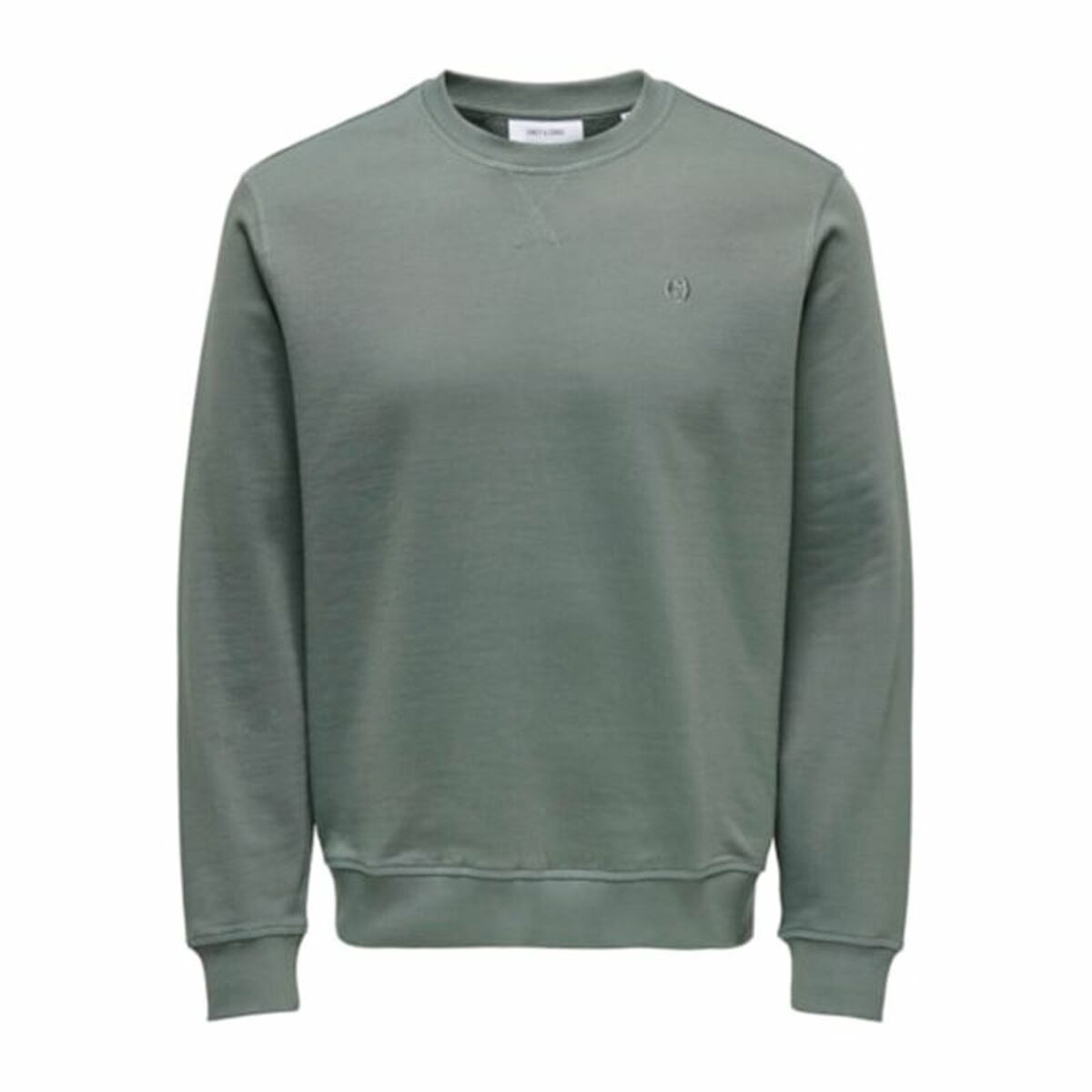 Ανδρικό Φούτερ χωρίς Κουκούλα Only & Sons Onsdan Unshed Reg Crew Neck Σκούρο πράσινο