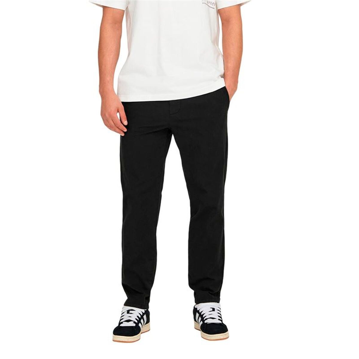 Αθλητικά Παντελόνια για Ενήλικες Only & Sons Onslinus Taper 0183 Μαύρο Άντρες