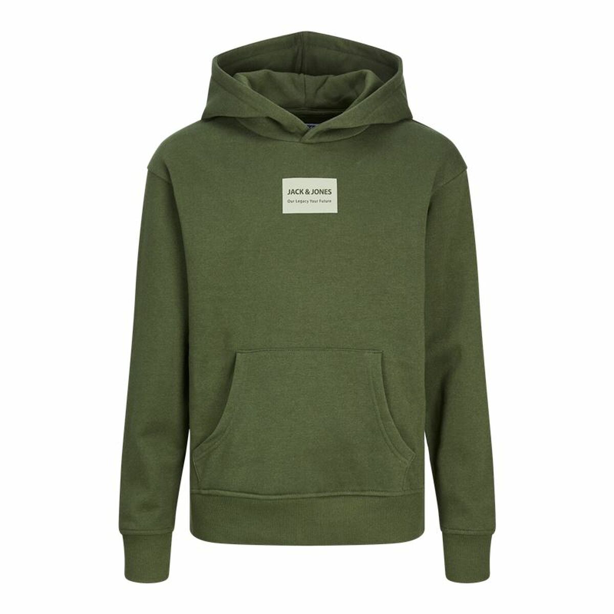 Παιδικό Φούτερ με Κουκούλα Jack & Jones Jjhakkai Kombu Πράσινο