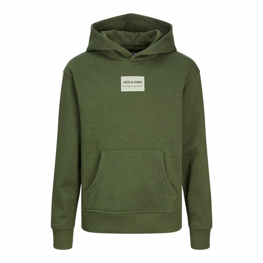 Παιδικό Φούτερ με Κουκούλα Jack & Jones Jjhakkai Kombu Πράσινο