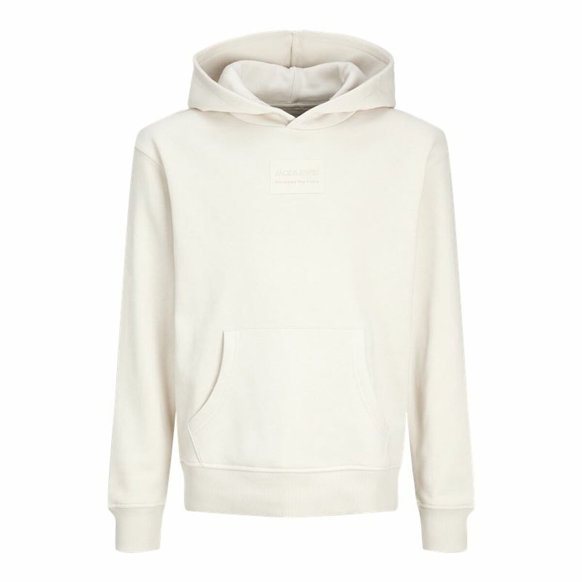 Παιδικό Φούτερ με Κουκούλα Jack & Jones Jjhakkai Λευκό