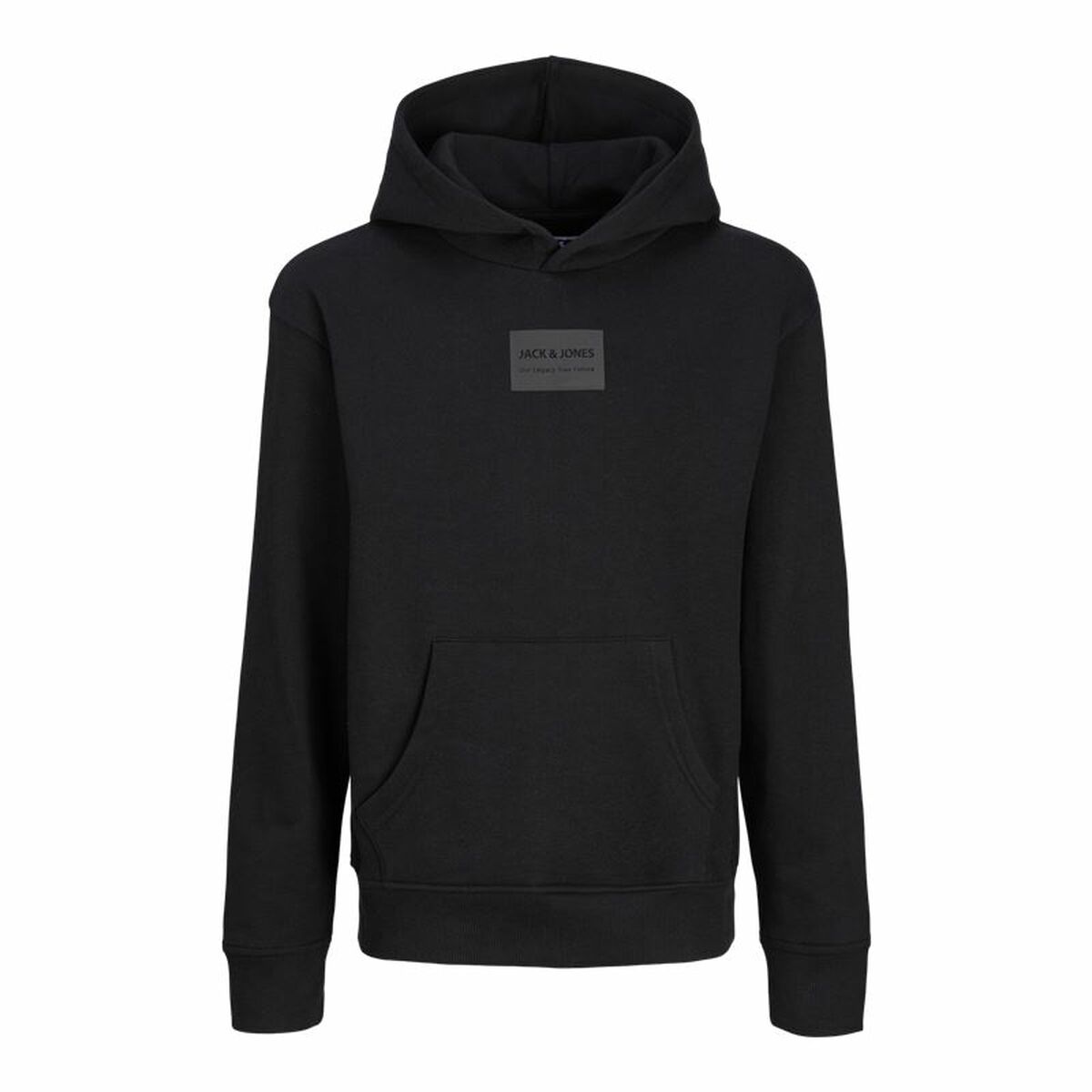 Παιδικό Φούτερ με Κουκούλα Jack & Jones Jjhakkai Μαύρο