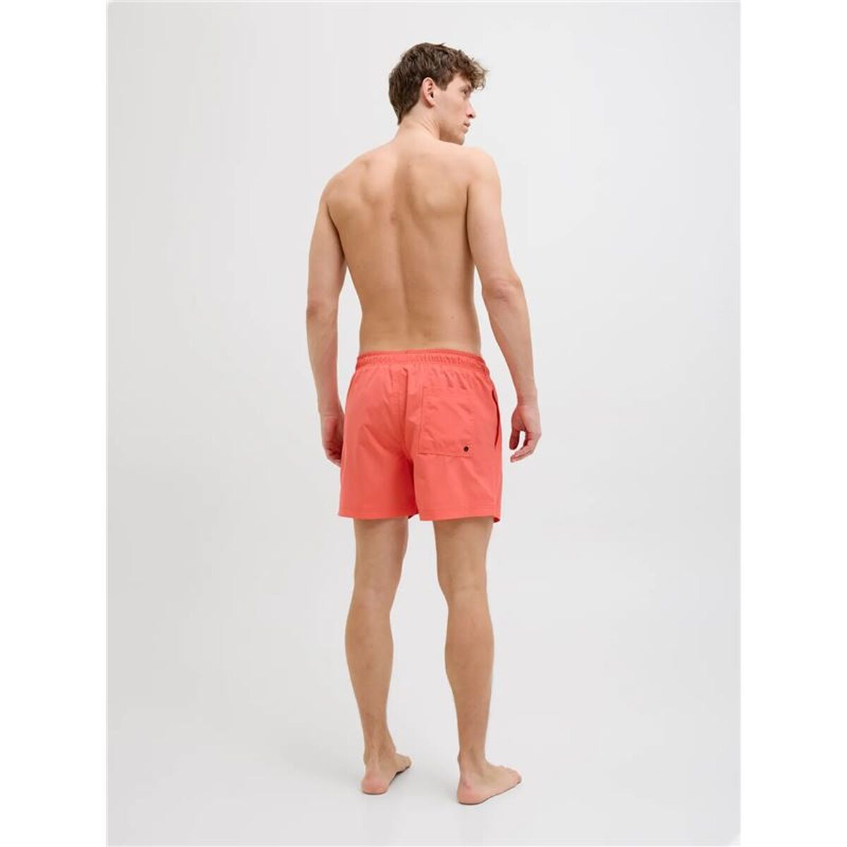 Ανδρικά Μαγιό Jack & Jones Jpstmaui Jj Solid Hot Πορτοκαλί