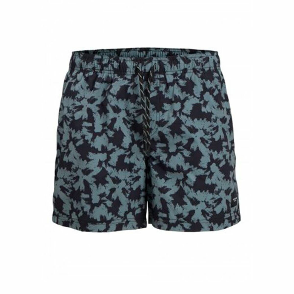 Γυναικεία Μαγιό Jack & Jones Jpstmaui Jjswim Flower Aop Μαύρο