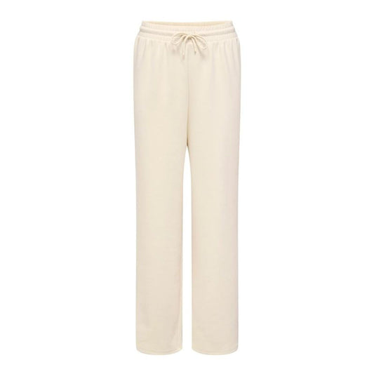 Μακρύ Αθλητικό Παντελόνι Only Onlscarlett Wide Pant Swt Noos Μπεζ Γυναίκα