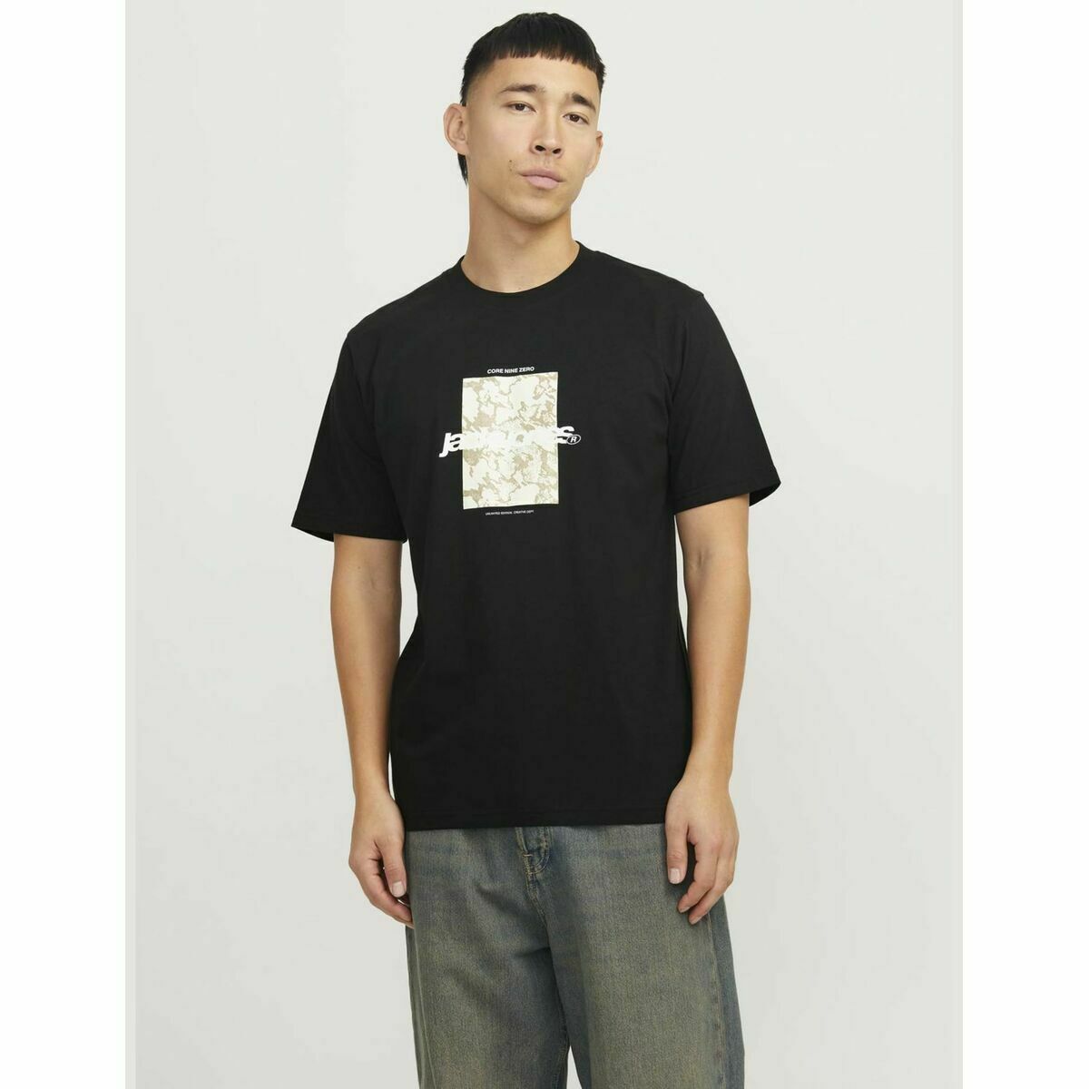 Ανδρική Μπλούζα με Κοντό Μανίκι Jack & Jones