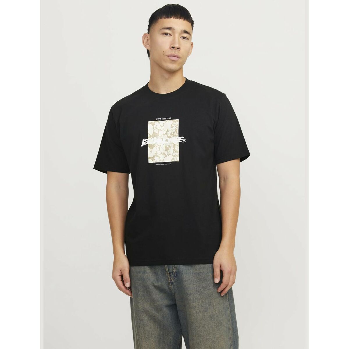 Ανδρική Μπλούζα με Κοντό Μανίκι Jack & Jones