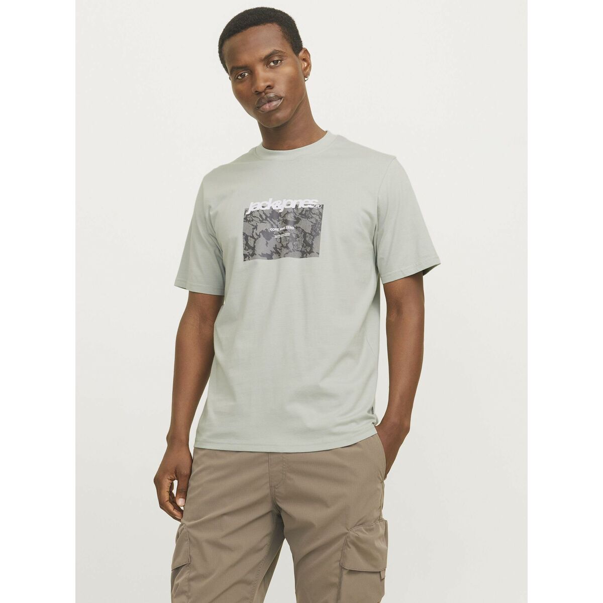 Ανδρική Μπλούζα με Κοντό Μανίκι Jack & Jones