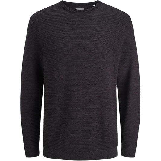 Ανδρικό Φούτερ χωρίς Κουκούλα Jack & Jones Jjotto Knit Crew Neck Μαύρο