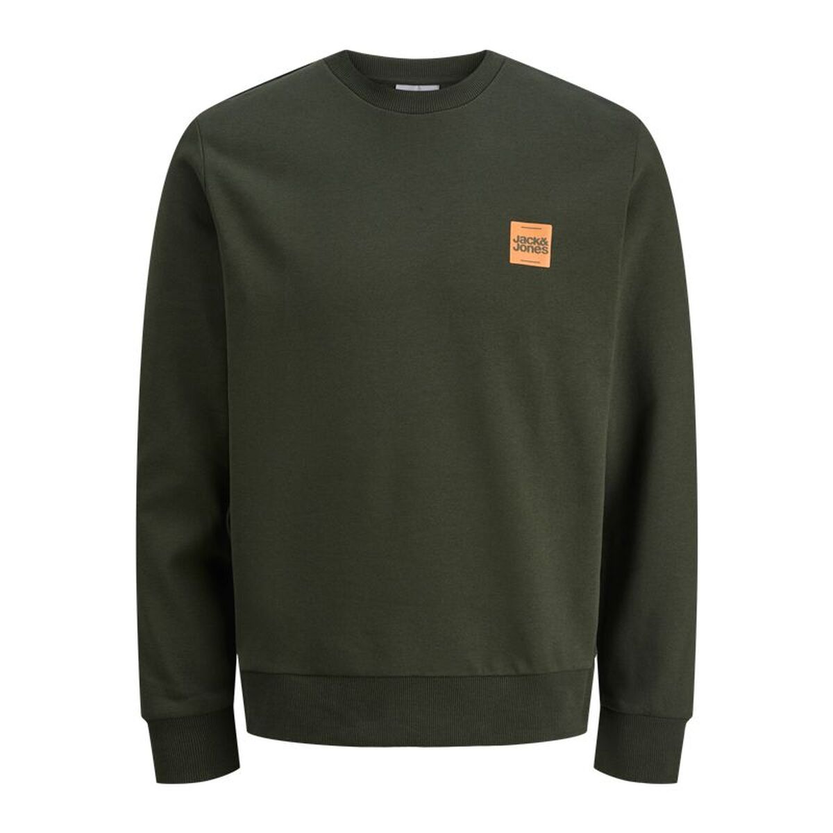 Ανδρικό Φούτερ χωρίς Κουκούλα Jack & Jones Jjbrandy Crew Neck Duffel Σκούρο πράσινο