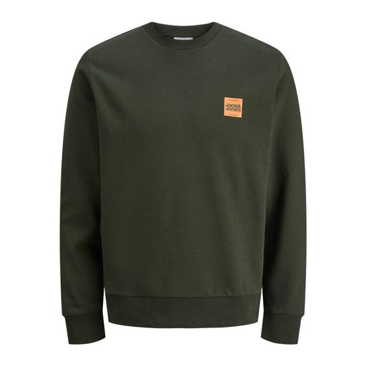 Ανδρικό Φούτερ χωρίς Κουκούλα Jack & Jones Jjbrandy Crew Neck Duffel Σκούρο πράσινο