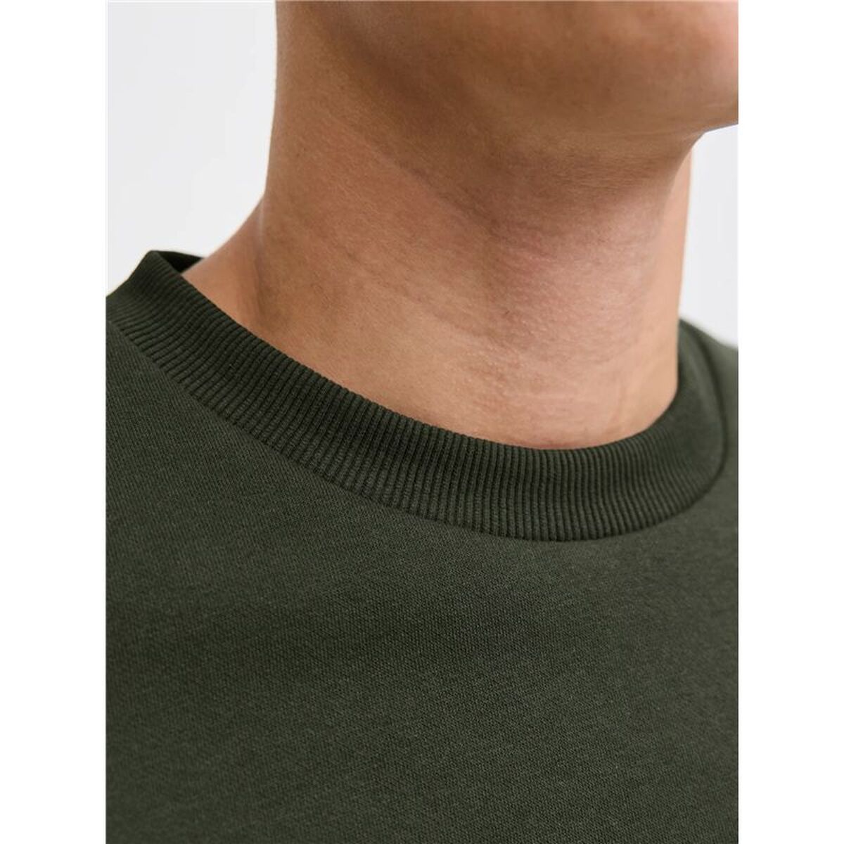 Ανδρικό Φούτερ χωρίς Κουκούλα Jack & Jones Jjbrandy Crew Neck Duffel Σκούρο πράσινο