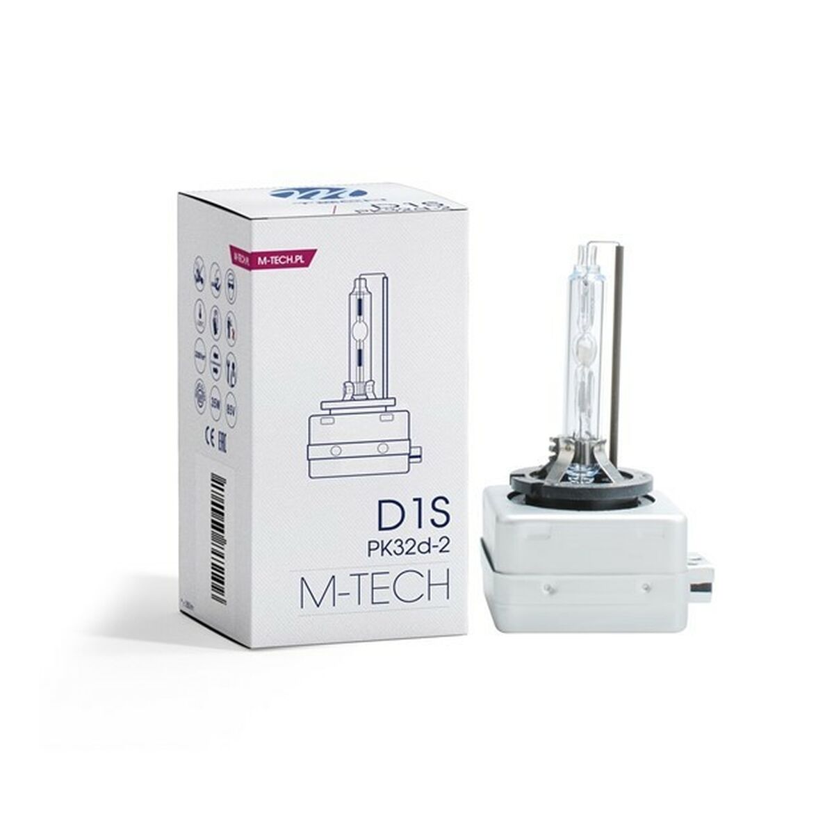 Λάμπα Αυτοκινήτου M-Tech ZHCD1S12 D1S 35 W Pk32d-2 85V 12000K