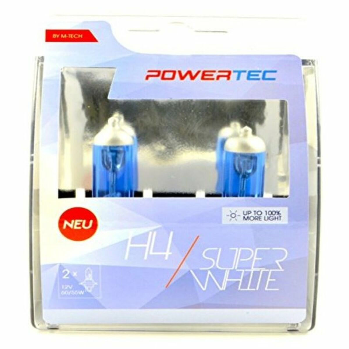 Λάμπα Αυτοκινήτου M-Tech PTZSW4-DUO 12 V Αλογόνου 60 W