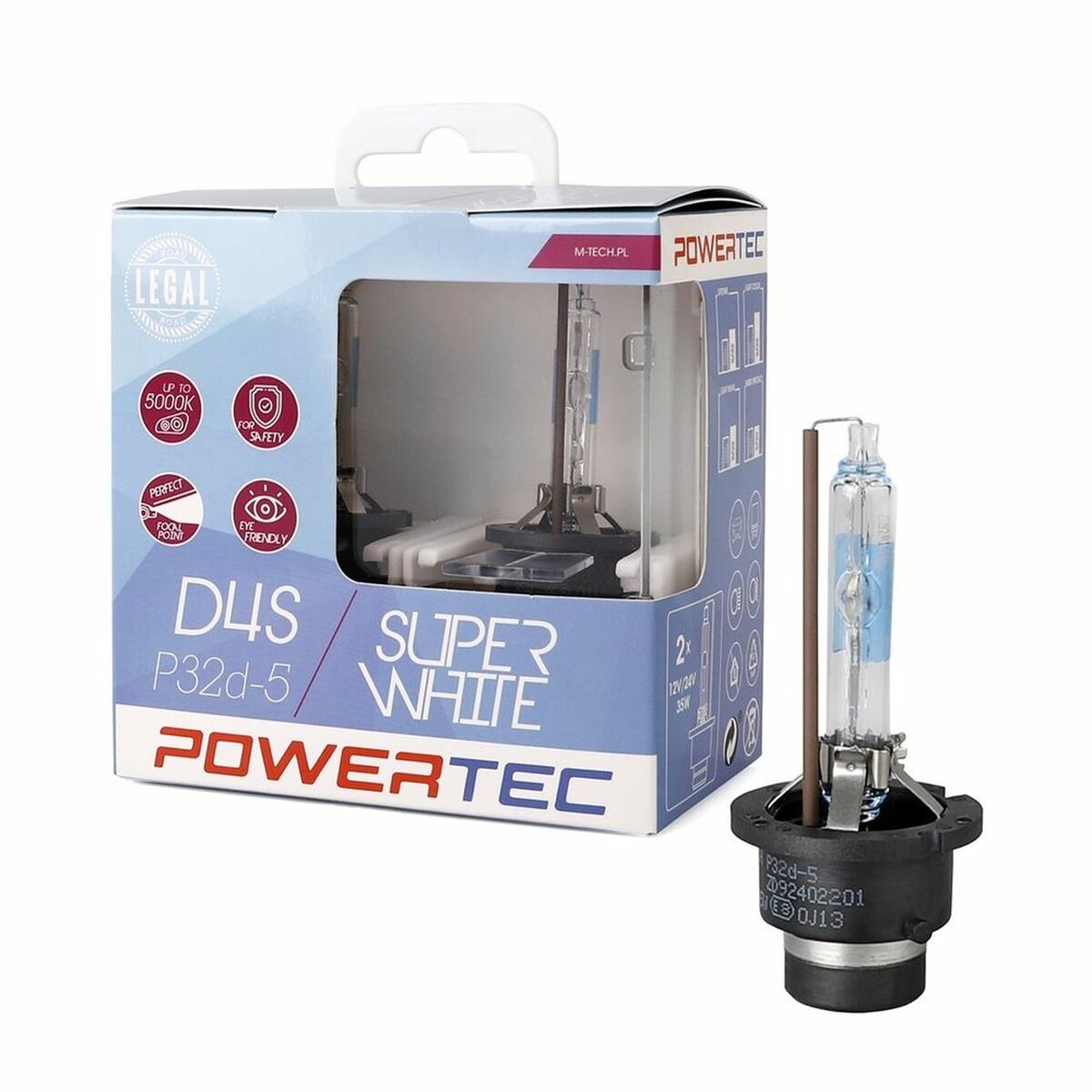 Λάμπα Αυτοκινήτου M-Tech MTECPTZSWD4S-DUO 35 W 5000K D4S