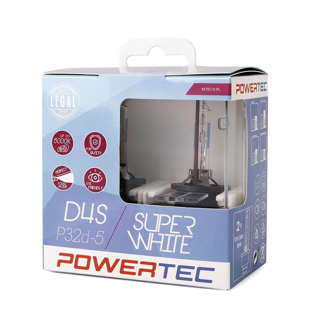 Λάμπα Αυτοκινήτου M-Tech MTECPTZSWD4S-DUO 35 W 5000K D4S