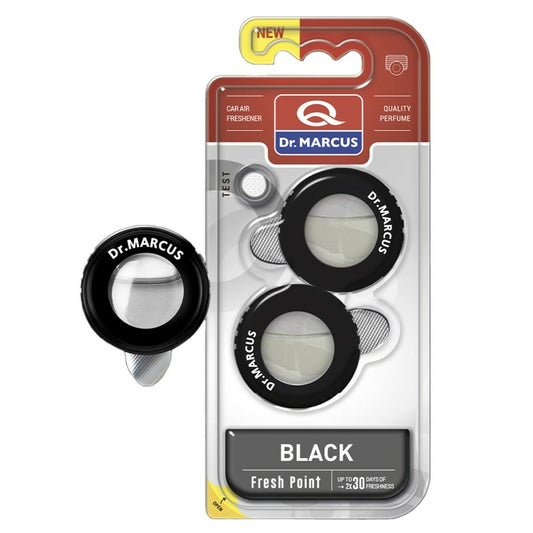 Αποσμητικό Αυτοκινήτου Dr Marcus Fresh Point black 2,5 ml Πλαστική ύλη Άρωμα 2 Τεμάχια (x2)