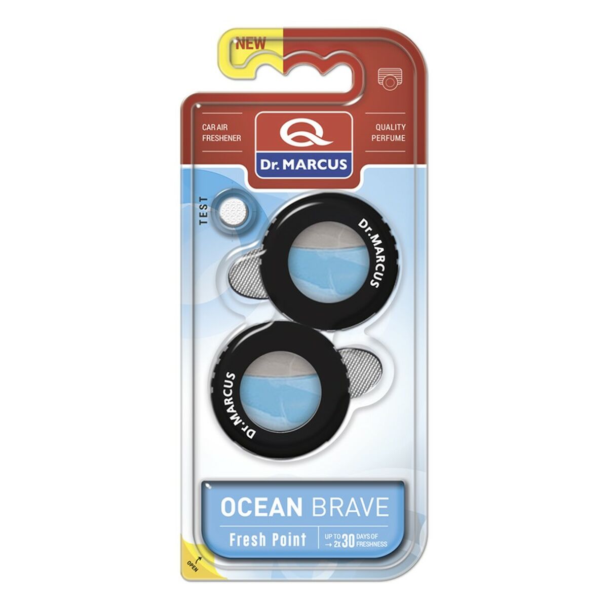 Αποσμητικό Αυτοκινήτου Dr Marcus FRESH POINT OCEAN BRAVE Ocean 2,5 ml Πλαστική ύλη (x2)