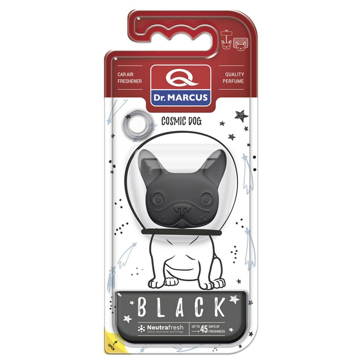 Αποσμητικό Αυτοκινήτου Dr Marcus COSMIC DOG BLACK black Πλαστική ύλη