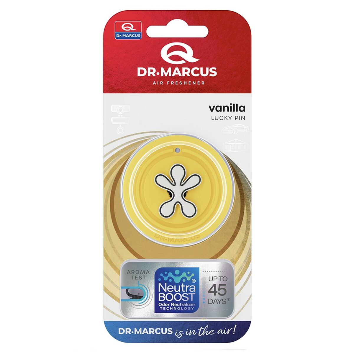 Αποσμητικό Αυτοκινήτου Dr Marcus Lucky Pin Βανίλια Πλαστική ύλη Άρωμα