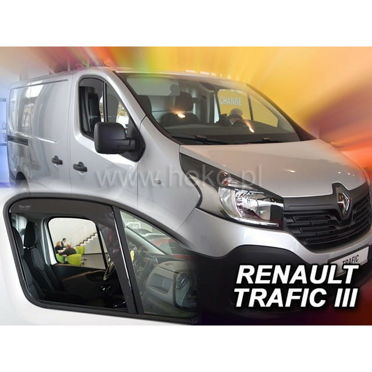 Εκτροπέας ανέμου HEKO HO27189 FIAT Talento renault trafic iii 2014 OPEL VIVARO Μπροστινός 2 Τεμάχια