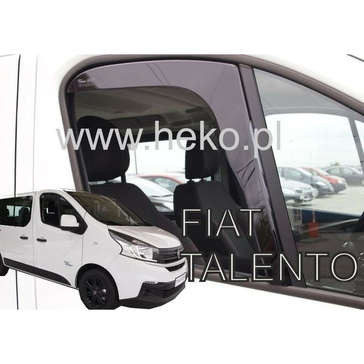 Εκτροπέας ανέμου HEKO HO27189 FIAT Talento renault trafic iii 2014 OPEL VIVARO Μπροστινός 2 Τεμάχια