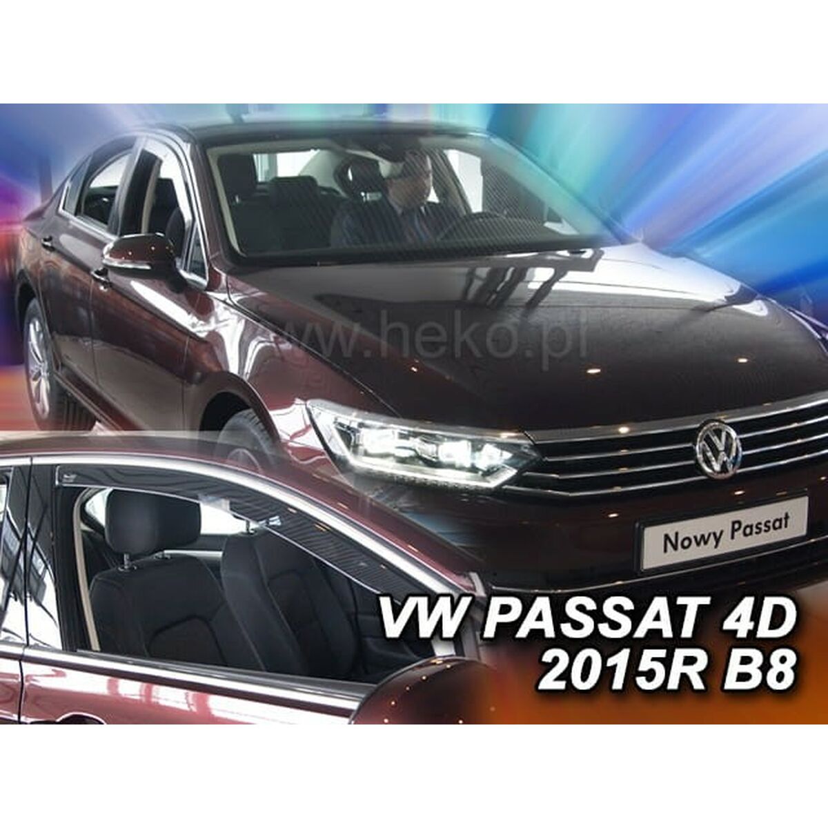 Εκτροπέας ανέμου HEKO HO31001 VOLKSWAGEN PASSAT (B8) SEDAN/VARIANT 2 Τεμάχια