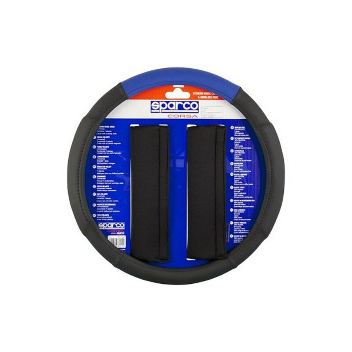 Κάλυμμα Τιμονιού + Τακάκια ζώνης Sparco SPC1111KAZ Καθολικό