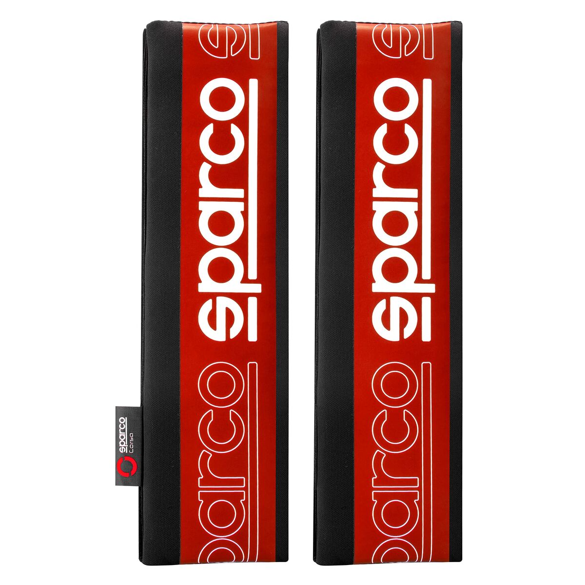 Προστατευτικά Ζώνης Ασφαλείας Sparco SPC1208RD Κόκκινο (x2)