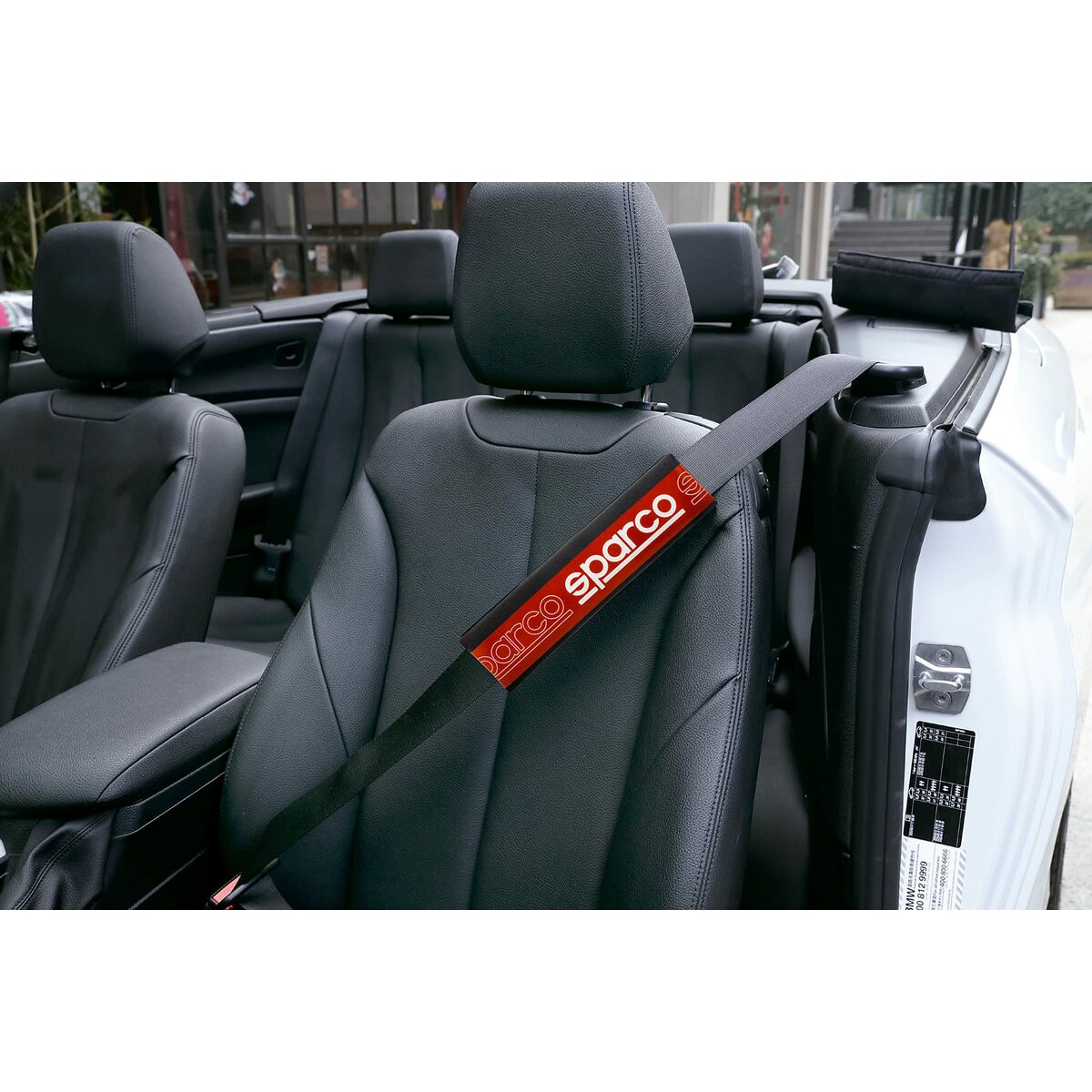 Προστατευτικά Ζώνης Ασφαλείας Sparco SPC1208RD Κόκκινο (x2)